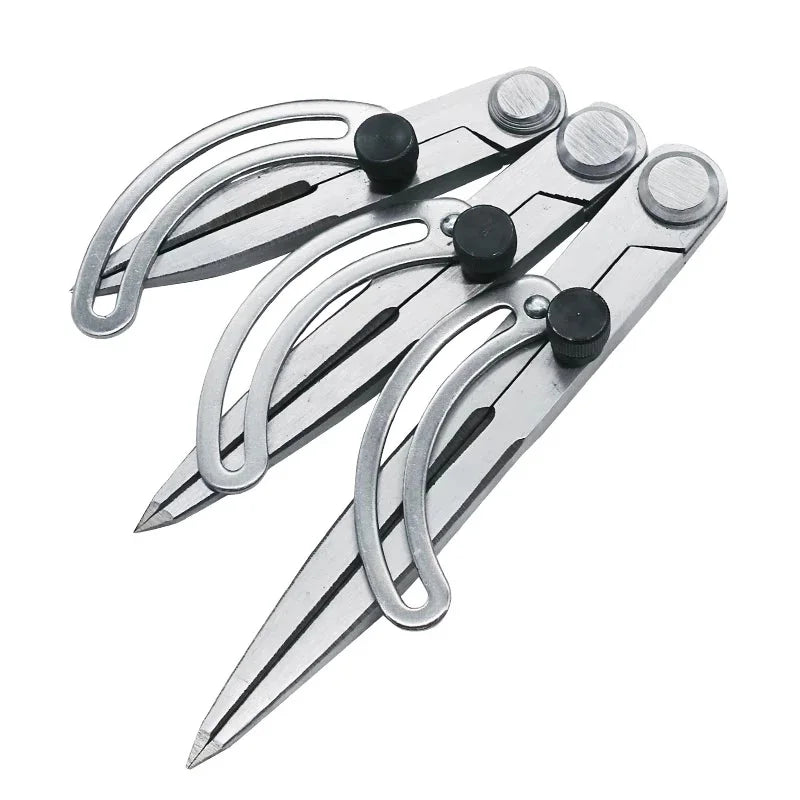 Leather Tools Leathercraft Craft Rotating Tool Adjustable Spacing Compass Edge Creaser DIY Sewing Tool Wing Divider Scriber