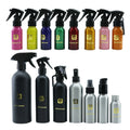 Custom Aluminum Bottle 30ml 50ml 60ml 100ml 120ml 150ml 200ml 250ml 500ml 1000ml Mist Spray Bottle with Pump for Shampoo C8888