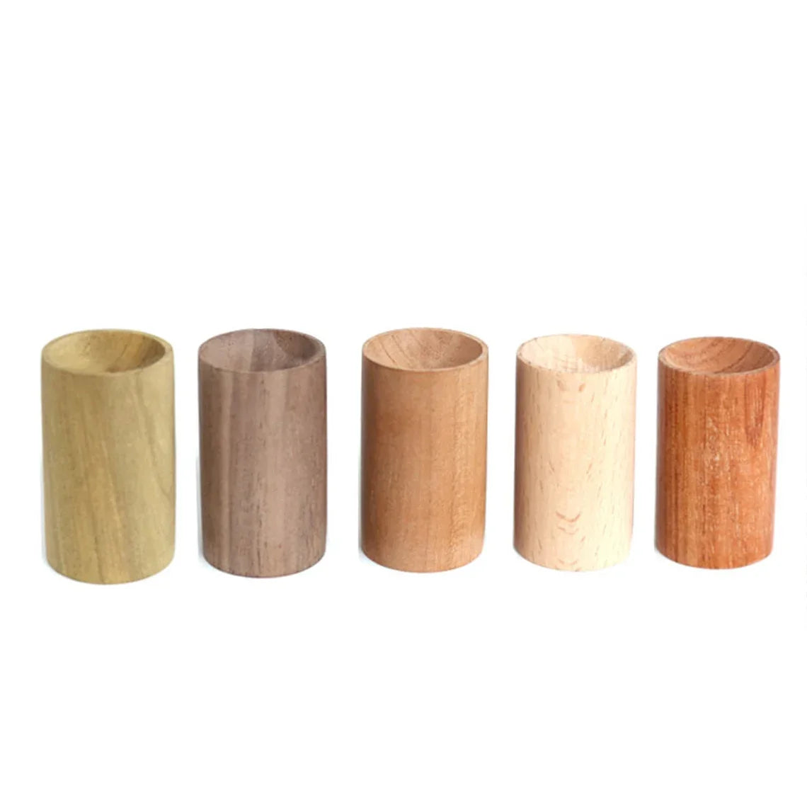 In Stock Minimalist Home Decor Car Fragrance Simple Walnut Rosewood Beech Teak Wenga Handmade Wood Essential Oil Diffusers
