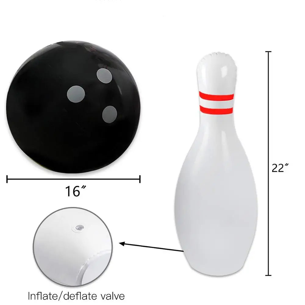 New Funny Playing Kids Inflatable Bowling Toys Children Toy Inflatable Bowling Game