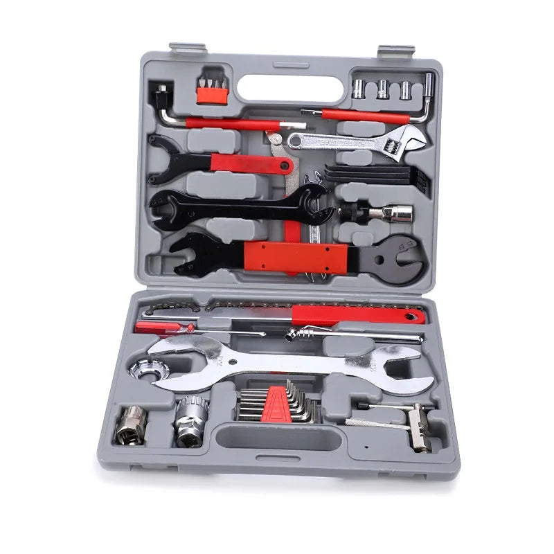Custom Multifunctional Portable 44 in 1 Bike Repair Tool Box Universal Bicycle Tool Set Bicycle Bike Repair Tool Set
