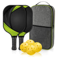Texture Fiberglass Pickleball Paddle Racquet 4 Hollow Plastic Balls Sports & Entertainment Product