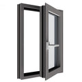 Factory High Quality Modern Aluminum Alloy Swing Horizontal Opening Energy Efficient Double or Triple Glazed Window