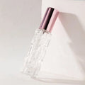 Wholesale 10ml Empty Transparent Refillable Portable Pocket Glass Spray Perfume Bottle for Perfume with Rose Gold Sprayer