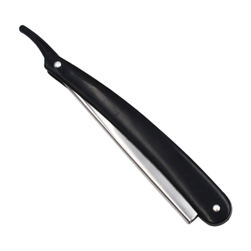 Salon Pattern Manual Cut Throat Replacement Blades Hair Removal Shaver Frame Slide Razor Barber Razor