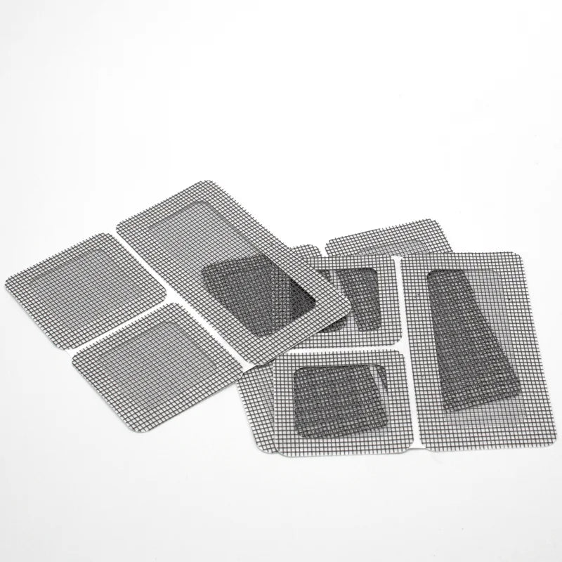 Wholesale Self-Adhesive Window Screen Fiberglass Net Mesh Eco-Friendly Fly Screen Repair Tape Single Sided Acrylic Die Cut