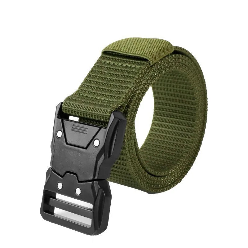 Custom-Logo Thickened Nylon Polyester 3.8cm Wide Tactical Training Belt for Outdoor Sports-Lengthened MegaBDM