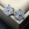 Metal Brass Zircon Crystal  Sew  Crystal Rhinestone Cubic Zircon Round on Buttons Embellishments for Coat Decoration