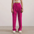 Newest Arrive 2022 Women Straight-Leg Pants High Waist Office Suit Pants