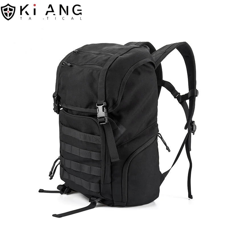 Custom Waterproof Breathable Flap Drawstring Backpack Leisure Sports Tactical Backpack Computer Bag