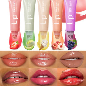 High Quality 5 Color Lip Gloss Moisturizing Lip Oil Long-lasting Lip Enhancement Oil