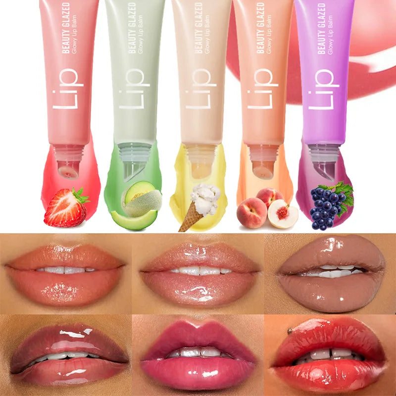 High Quality 5 Color Lip Gloss Moisturizing Lip Oil Long-lasting Lip Enhancement Oil
