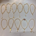 DAIHE Retro French Gold Plated Pearl Bracelet Freshwater Pearl Fine Jewelry Bracelet