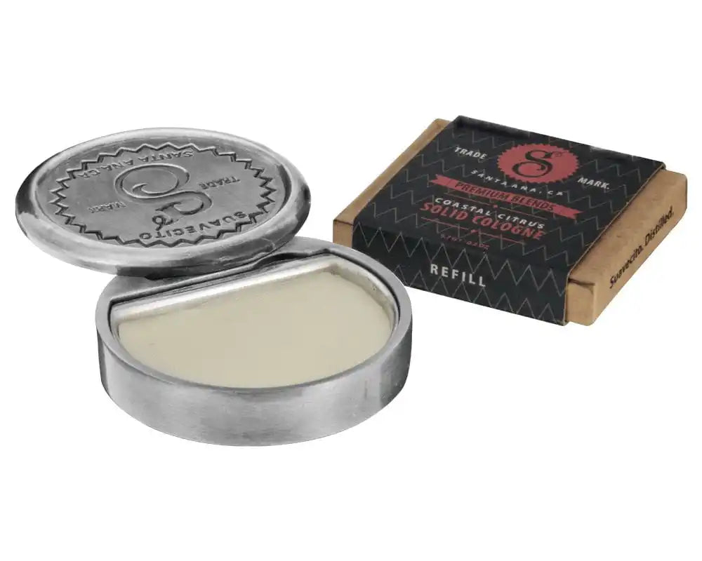 Wholesale Manufacturer Elegant Makeup Metal Magnetic Refill Lip Balm Solid Perfume Case