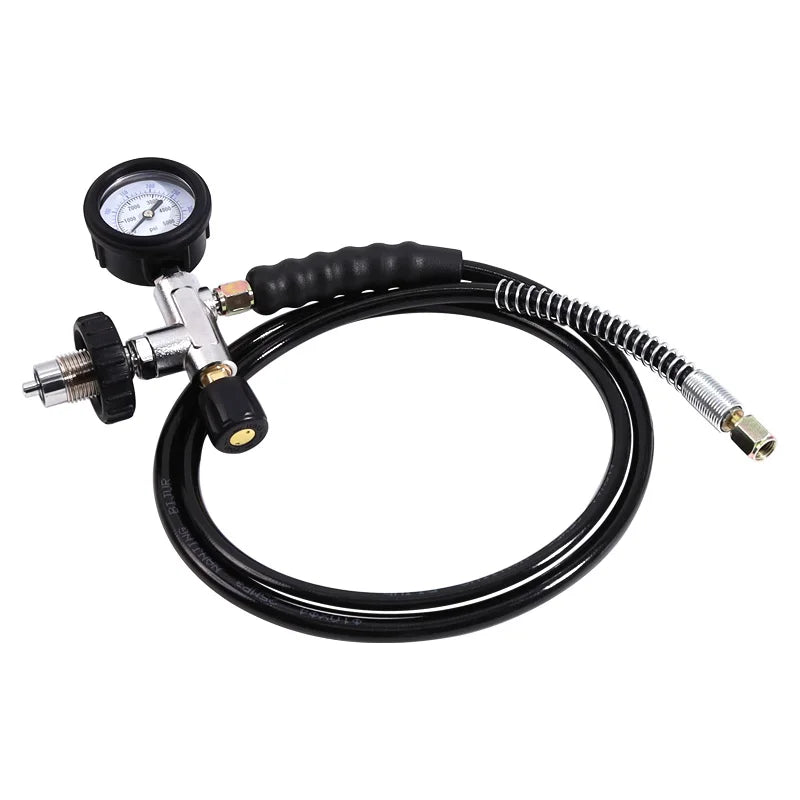 Diving Compressor Filling Sevice High Pressure Filling Station with 7/16-20UNF End Compressor Filling Valve with Hose