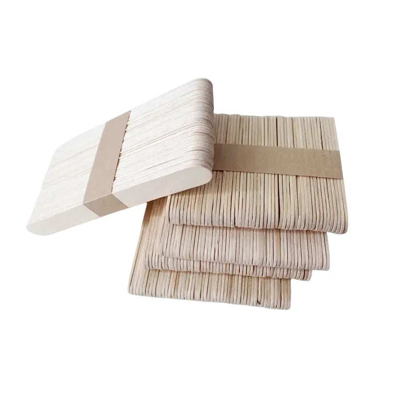 OEM & ODM Custom Printed logo Popsicle Sticks Wood Ice Cream Sticks