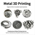 Custom Metal 3D Printing SLM Service Titanium Stainless Steel Parts for Mechanical Equipment
