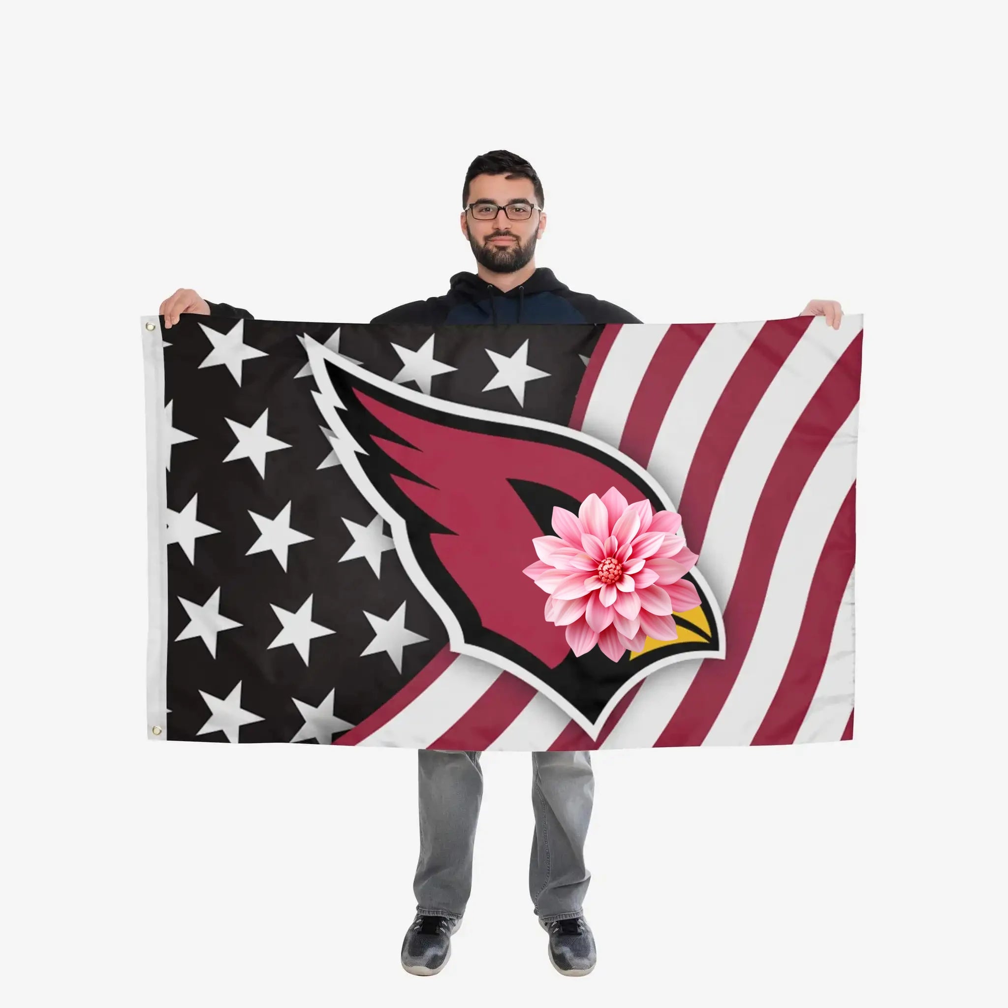 For NFL Promotional Arizona Cardinals Flags 3x5 ft 100% Polyester Custom Logo Super Bowl Champions Banner Hot Selling Product