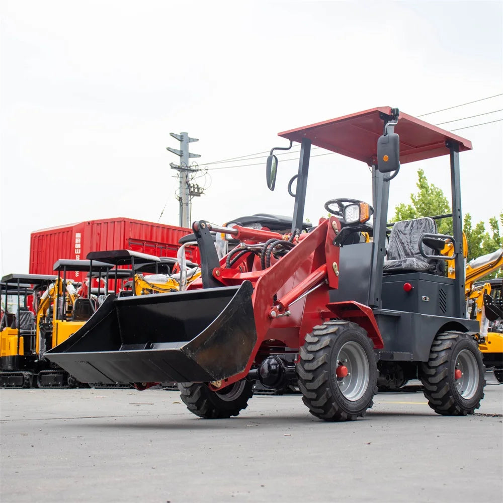 Compact 400kg Mini Electric Wheel Loader Standard Bucket New Energy Front Loader Featuring Engine Motor Pump Core for Sale