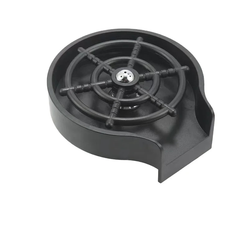 Hot Selling Stainless Steel Bottle Washer High-Pressure Glass Rinser for Kitchen Sink Black Cups Cleaner for Bar Sink