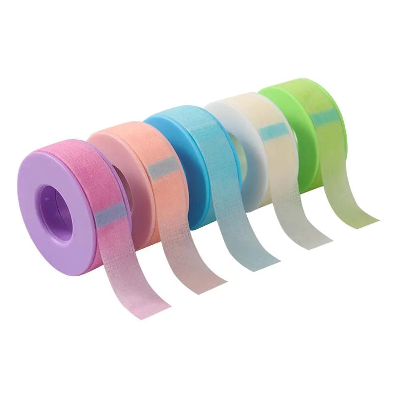 Blue Eyelash Tape for Sensitive Skin Silicone Gel Tape Private Logo Micro Foam Pink Silicon Gel Lash Tape for Lash Extensions
