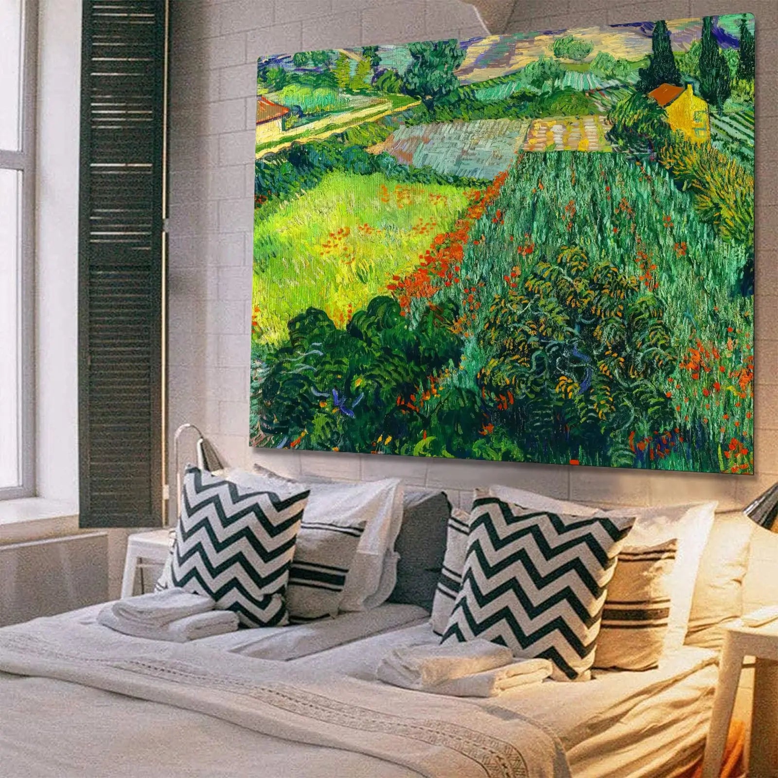 Van Gogh Oil Painting Wall Hanging Abstract Art Painting Van Gogh's Sunflower Tapestry