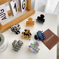 DOWELL Korean Hot Selling Simple and Versatile Trumpet Clip Elegant Acetate Hair Claw Clips