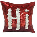 Lentejuelas de fiesta 5 mm funda de almohada de doble cara Party Sequin 5mm Reversible Throw Pillow Cover
