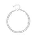 Adjustable Extension Double-layer Irregular Ladies Fashion Jewelry 925 Sterling Silver Bracelets for Women's Anniversary Gifts