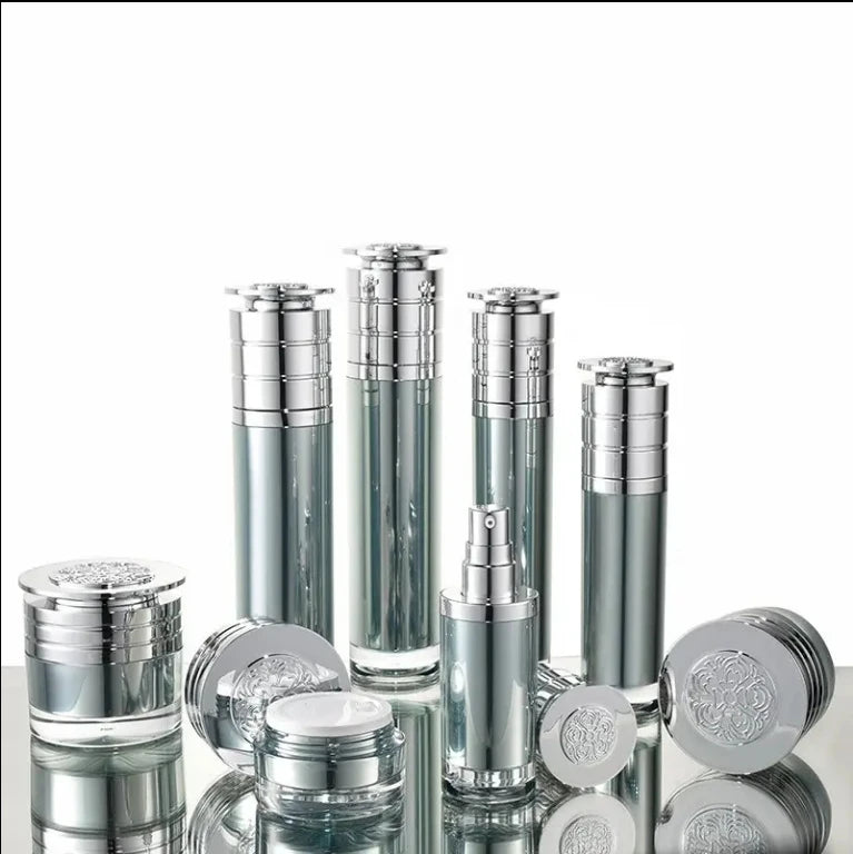 15ml 120ml New Thick Bottoming Round Set Bottle Acrylic Special-shaped Lid Pump Head Emulsion Cream Bottling Package