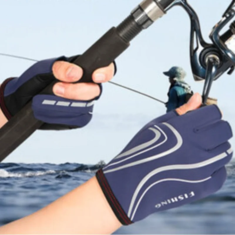 New Design Summer Bike Motorcycle Driving Men's Outdoor Sports Fishing Gloves
