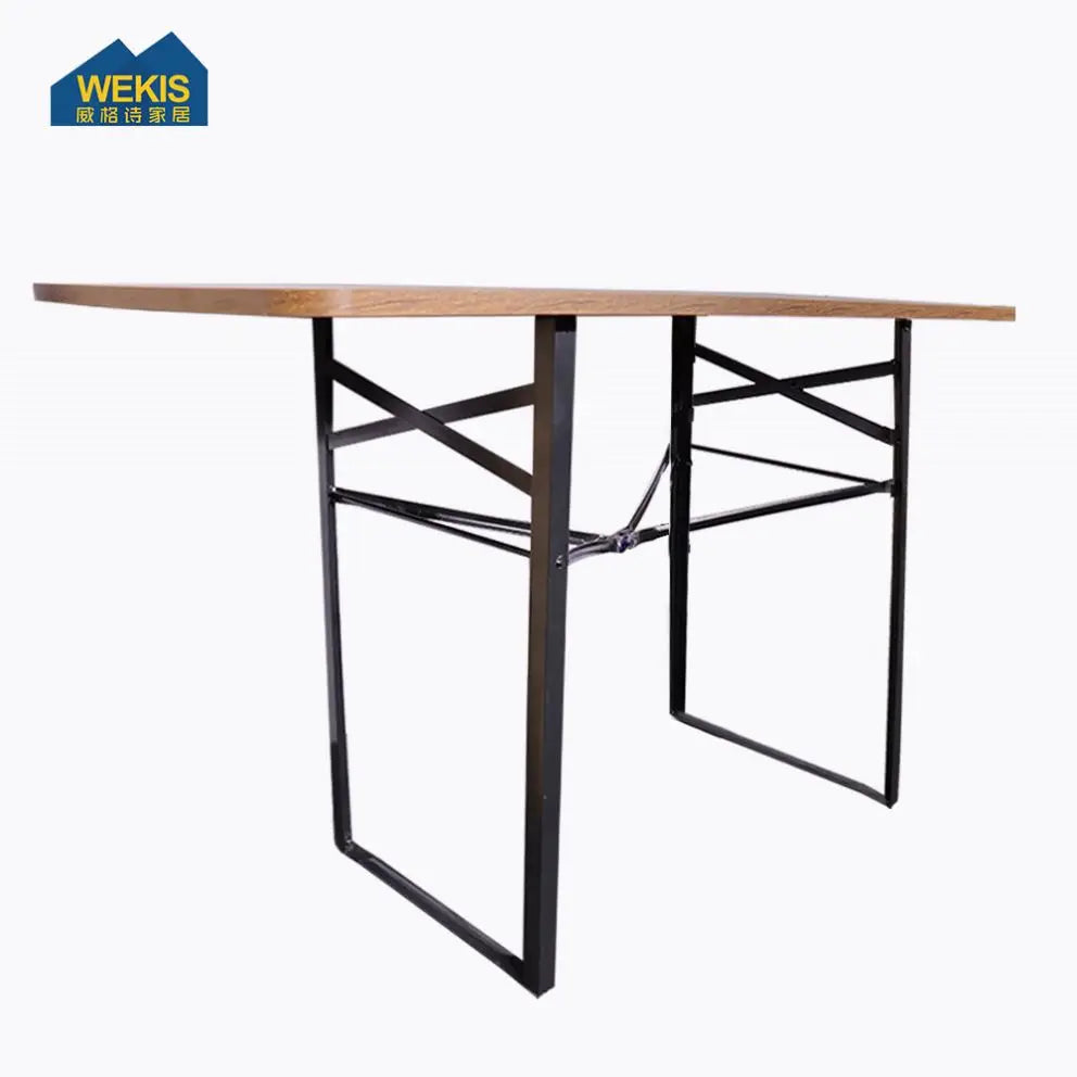 WEKIS Germany Cheap Office Durable Metal Folding Tables Legs or Conference Meeting Training Table Classroom Dinning Desks