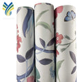 Customized Modern Design Self-Adhesive Peel and Stick Wallpaper Mural Waterproof Canvas Flower Wall Paper for Wall Decoration