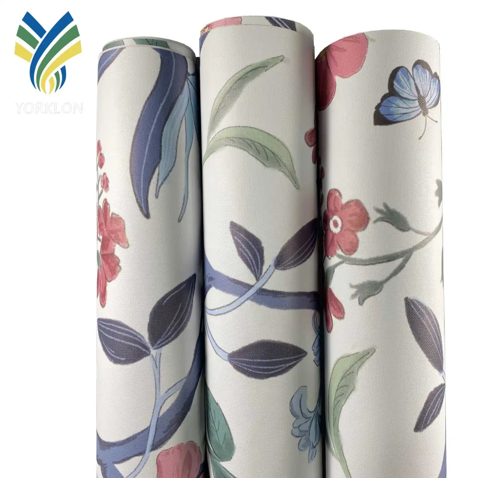 Customized Modern Design Self-Adhesive Peel and Stick Wallpaper Mural Waterproof Canvas Flower Wall Paper for Wall Decoration