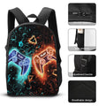Custom Printed Waterproof Scratch-proof Laptop Backpack Outdoor Sports Bag Schoolbag High Capacity Side Pocket AUPLEX