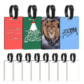 Blank Luggage Tag With Double-sided MDF Suitcase Tag Sublimation Name DIY Christmas
