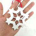 2021 Snowflake Sublimation MDF Christmas Ornament Xmas Decoration Supply for Christmas Trees