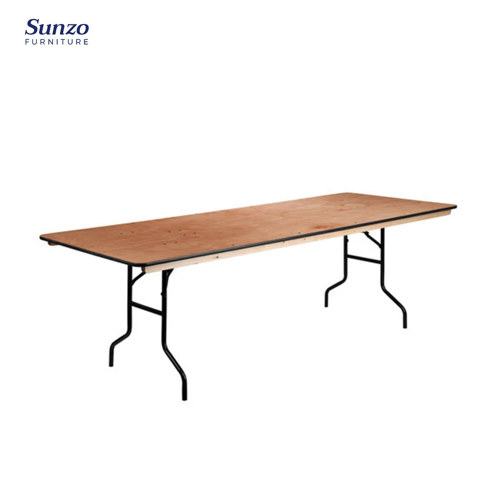 Commercial Dining Room Furniture Wholesale Rental Folding Party Tables for Hotel Restaurant Dining