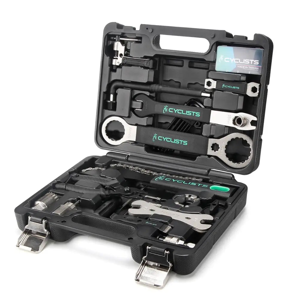 Professional Bicycle Repair Tools 18 in 1 Cycling Multitool Chain Pedal BB Wrench Hex Key Bike Tools Kit
