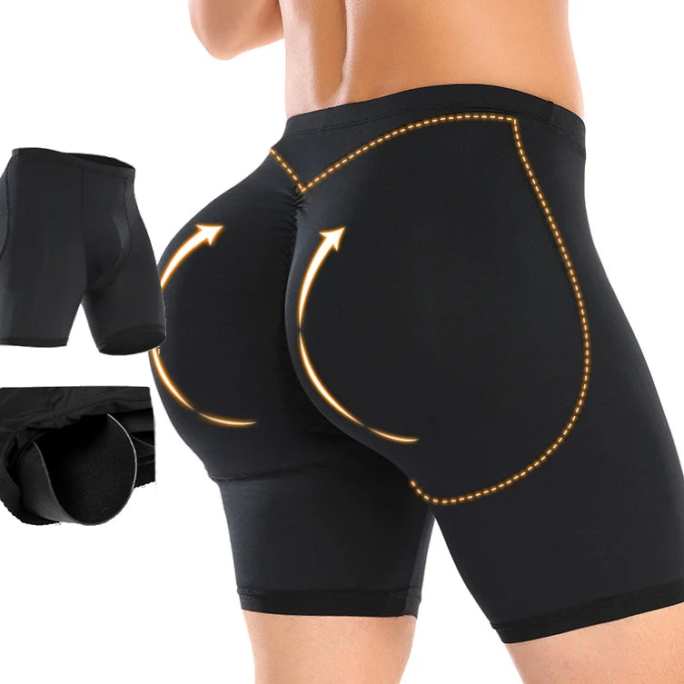 Ladymate ODM/OEM Moldeador De Cuerpo Para Hombre Shaper Slimming Corset Hip Enhancer Padded Underwear Butt Lifter Shaper Panties