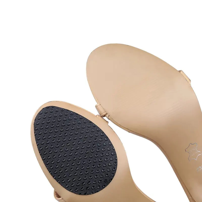 High Heels Self-Adhesive Non-Slip Rubber Shoe Grip Protectors Toe Cap Bottom Pads Non-Slip Shoe Sole Sticker Protector