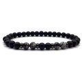 Wholesale 6mm Healing Gemstone Yoga Bracelet Women Men Natural Rock Stone Beaded Elastic Bracelet