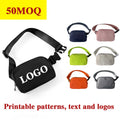 Wholesale Custom logo Belt Bag Waterproof Nylon Fanny Pack Crossbody Sports Everywhere Belt Bag for Yoga Fitness Hiking