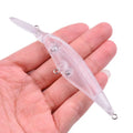 112mm/9g  Unpainted Hard Plastic Fishing Lure Unpaint Body Blank
