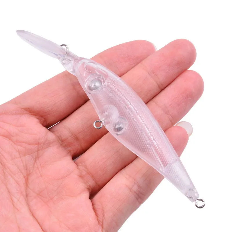 112mm/9g  Unpainted Hard Plastic Fishing Lure Unpaint Body Blank