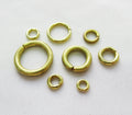 Brass Jump Rings Open Closed Jump Ring 1x4mm 1x5mm 1.2x5mm 1.2x6mm 1.5x7mm 1.2x9mm 2x10mm 2x13mm