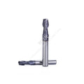 Solid Carbide 4 Flutes HRC55 Milling Cutters CNC Router Bits Square Flat Spiral Carbide End Mill for Stainless Steel