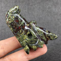 2026 white Crystal Dragon Skulls Head CarvingHard carved gemstone jade Chinese dragon blood stone