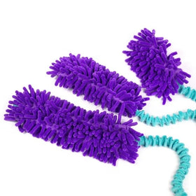 Eco-Friendly Rubber Interactive Toy for Dogs with Bungee Handle Durable Pet Tug & Plush Chew Toy