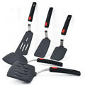 11 PCS Heat Resistant Kitchen Slotted Silicone Fish Spatulas for Nonstick Cookware